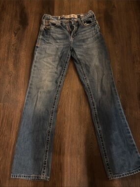 Ariat Boys Blue Flared Wide-Leg Jeans size 16